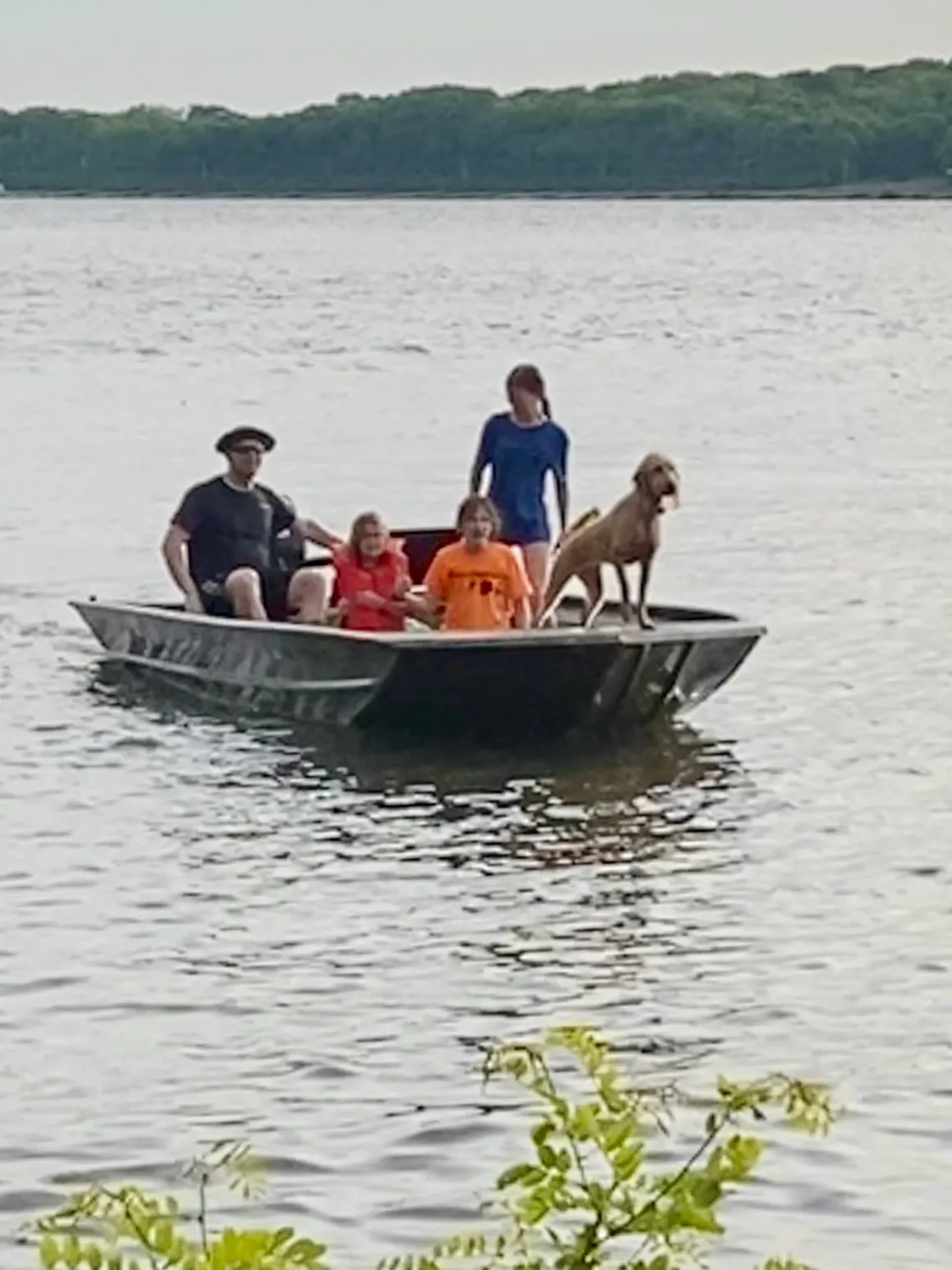 Jon Boat (for rent) in action!