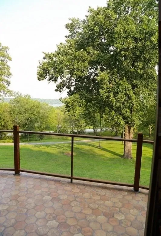 View from balcony, outside of dining room